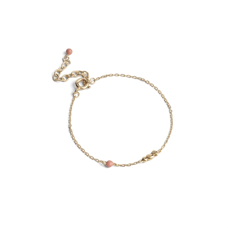 Enamel Copenhagen Nara Bracelet Guld Light Coral